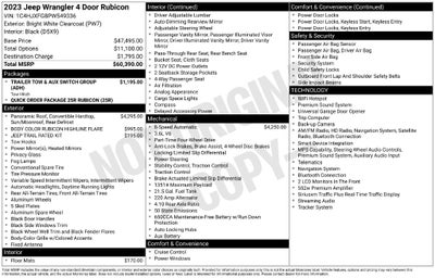 2023 Jeep Wrangler 4-Door Rubicon 4x4