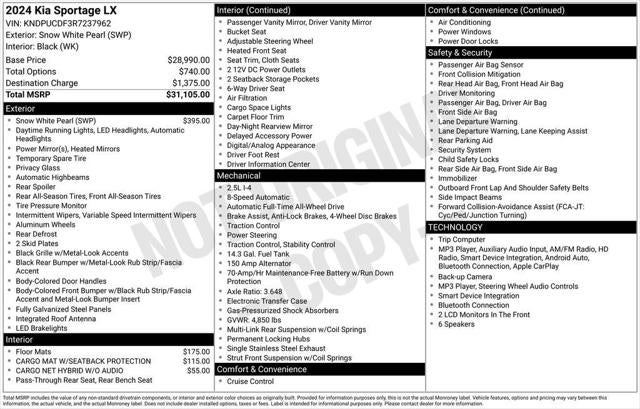 2024 Kia Sportage LX