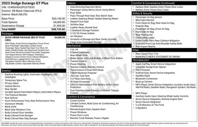 2023 Dodge Durango GT Plus