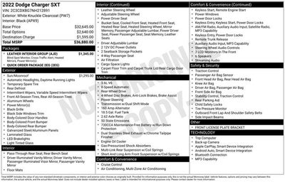 2022 Dodge Charger SXT RWD