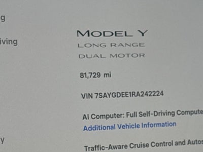 2024 Tesla Model Y Long Range