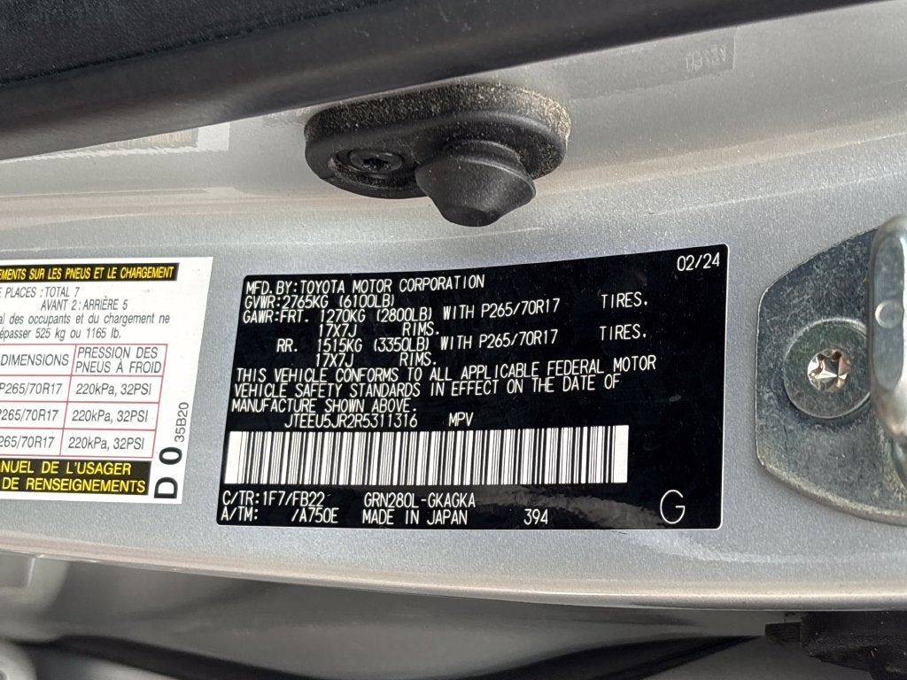 2024 Toyota 4Runner SR5