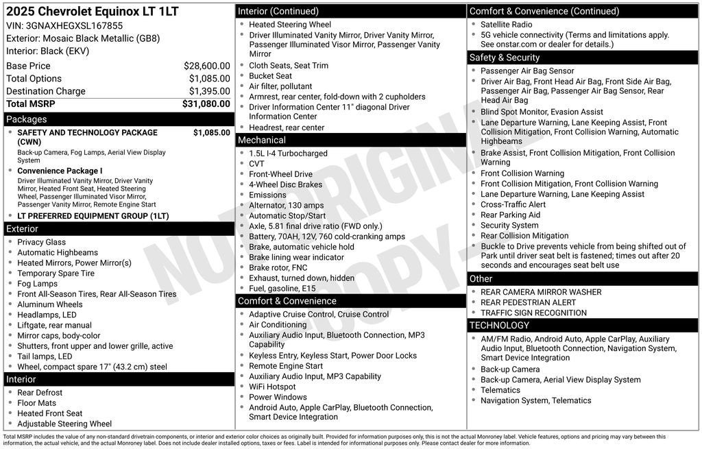 2025 Chevrolet Equinox LT