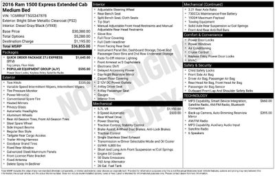2016 RAM 1500 Base