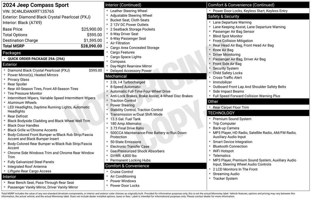 2024 Jeep Compass Base