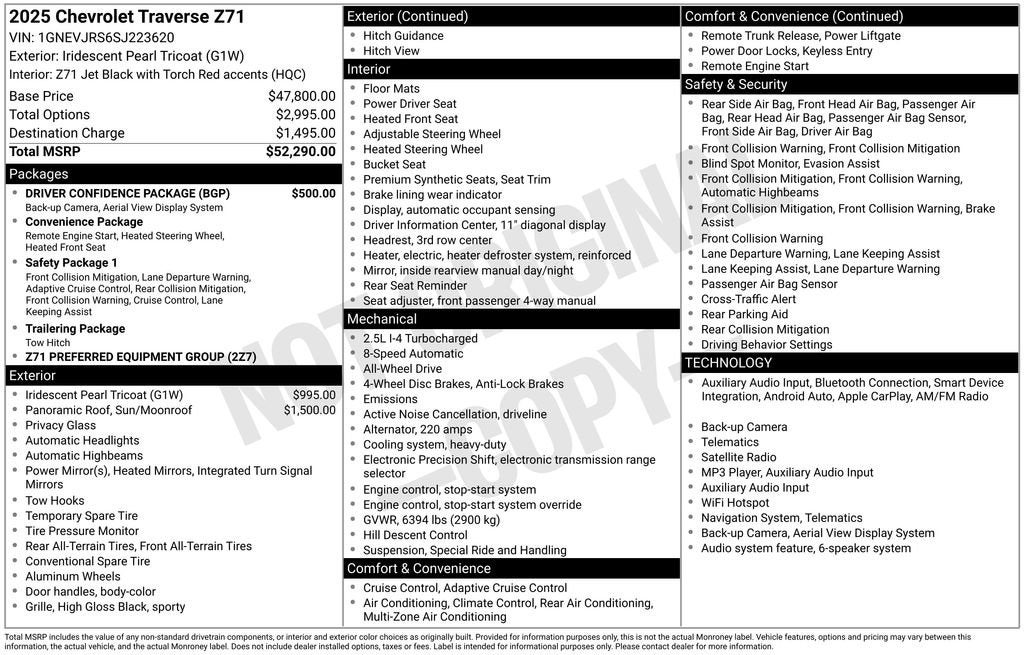 2025 Chevrolet Traverse Base