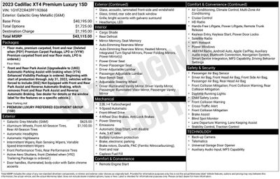 2023 Cadillac XT4 Premium Luxury