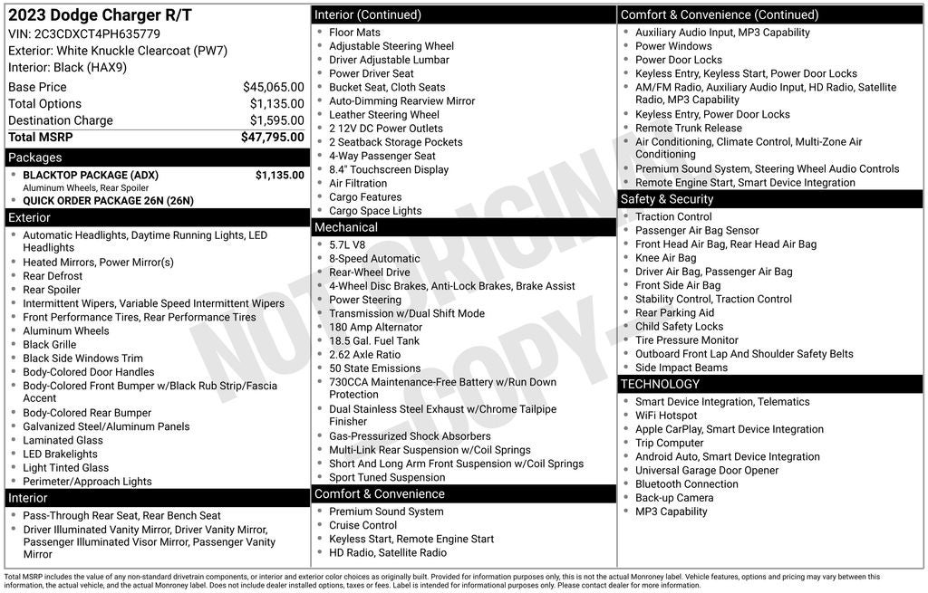 2023 Dodge Charger R/T