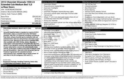 2012 Chevrolet Silverado 1500 LS