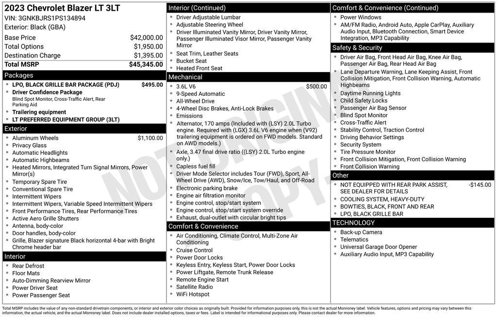 2023 Chevrolet Blazer LT