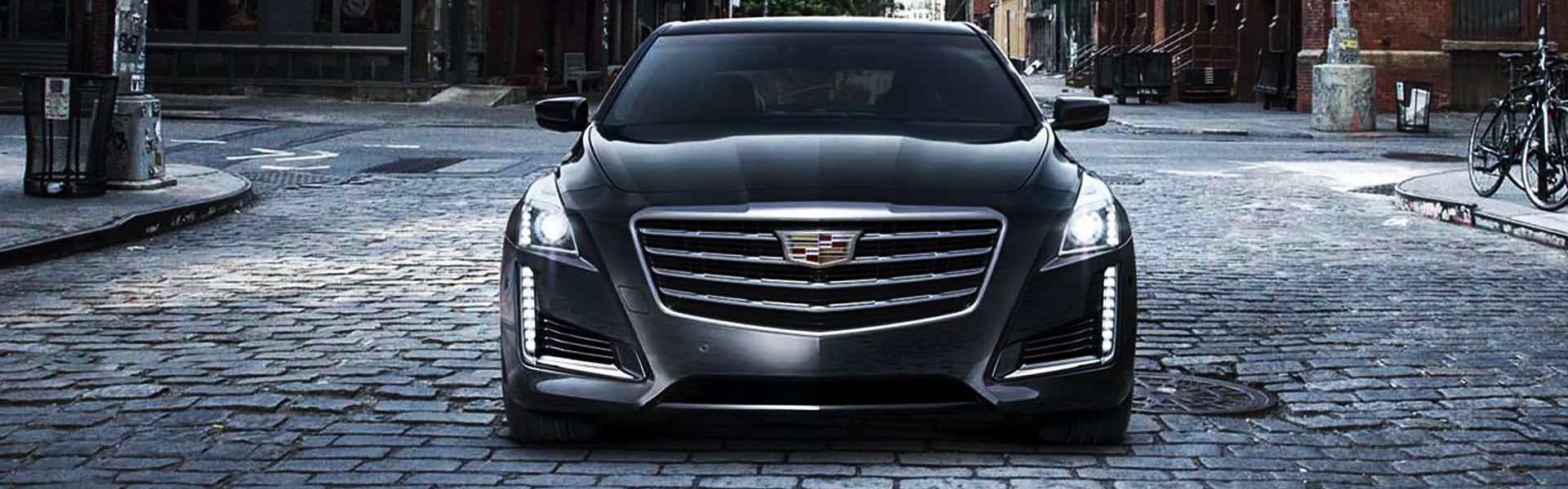Front view of a Cadillac CTS