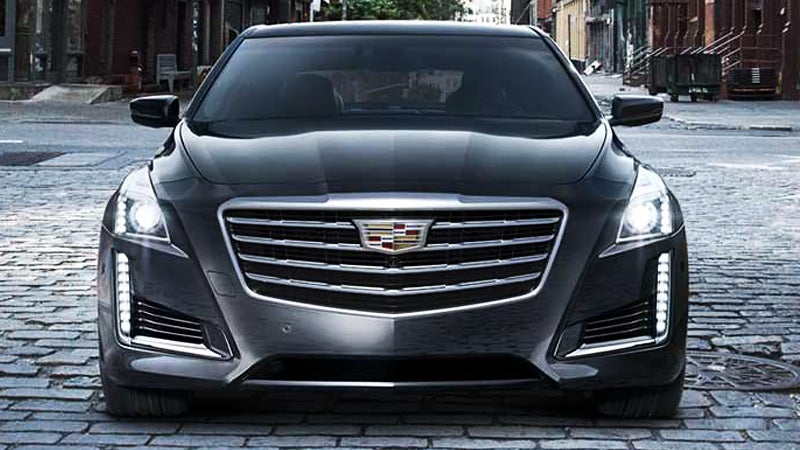 Front view of a Cadillac CTS