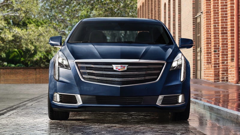 Front view of a Cadillac XTS vehicle